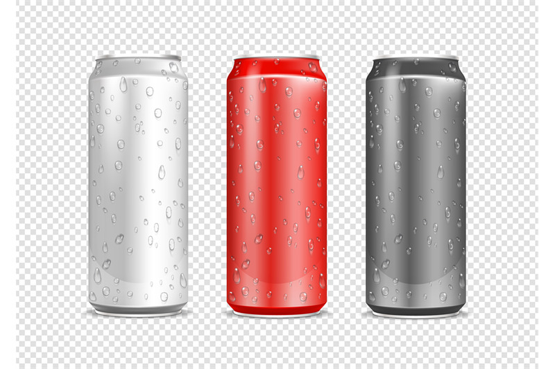 aluminium-cans-realistic-water-drops-on-drink-package-red-and-metal