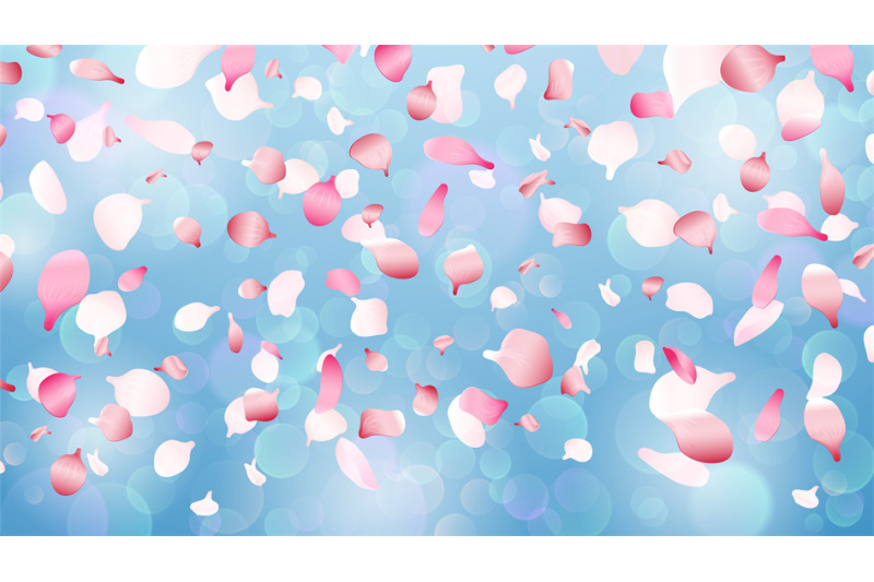 flying-petals-spring-romantic-falling-petal-illustration-blossom-sak