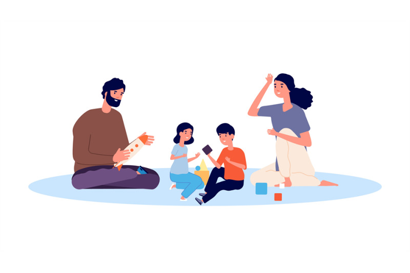 parenthood-concept-happy-family-playing-mother-father-son-and-daught