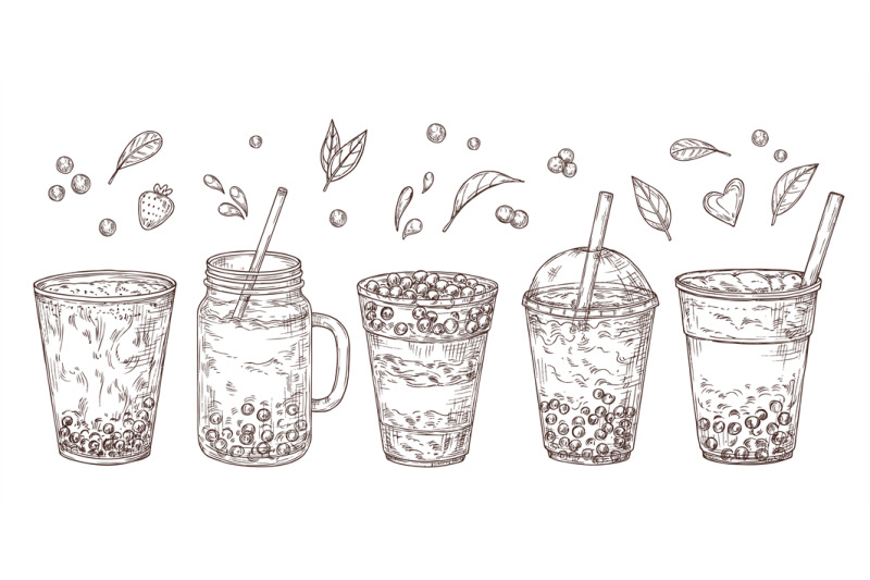 bubble-tea-sketch-summer-drink-flavored-teas-graphic-isolated-delic