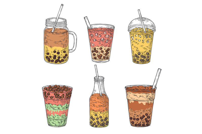 bubble-tea-taiwan-dessert-cup-fruit-milk-smoothie-or-mocha-drinks