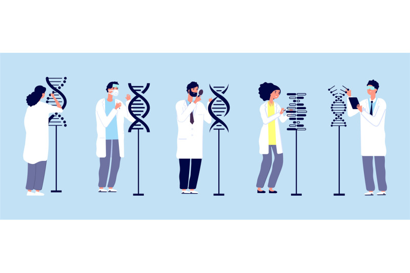 dna-research-scientists-studying-molecules-human-structure-genetic