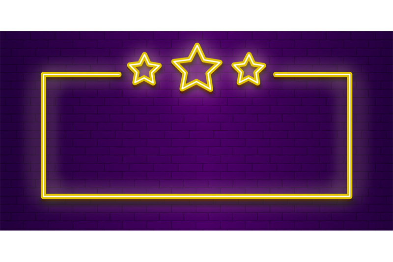 neon-stars-frame-lighting-transparent-color-winner-banner-light-effe