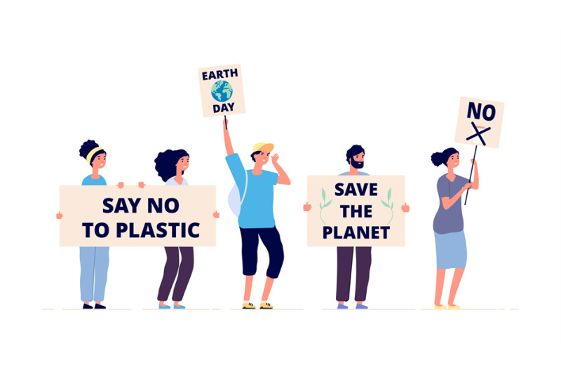 save-the-planet-earth-day-environmental-activists-with-placards-eco