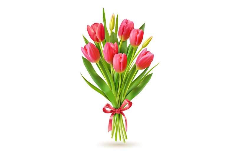 tulips-bouquet-realistic-3d-spring-holland-flowers-for-international