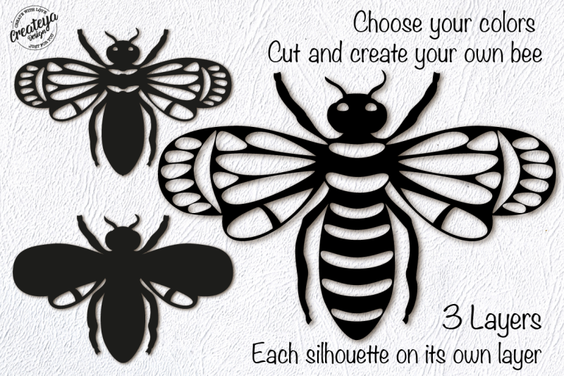 bee-svg-layered-3d-template-for-cricut-project