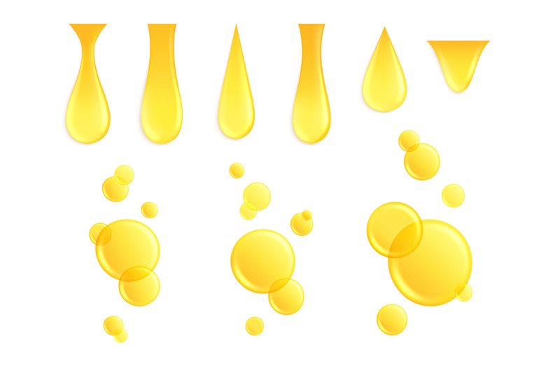 realistic-oil-drops-dripping-drop-honey-yellow-drip-isolated-kerati