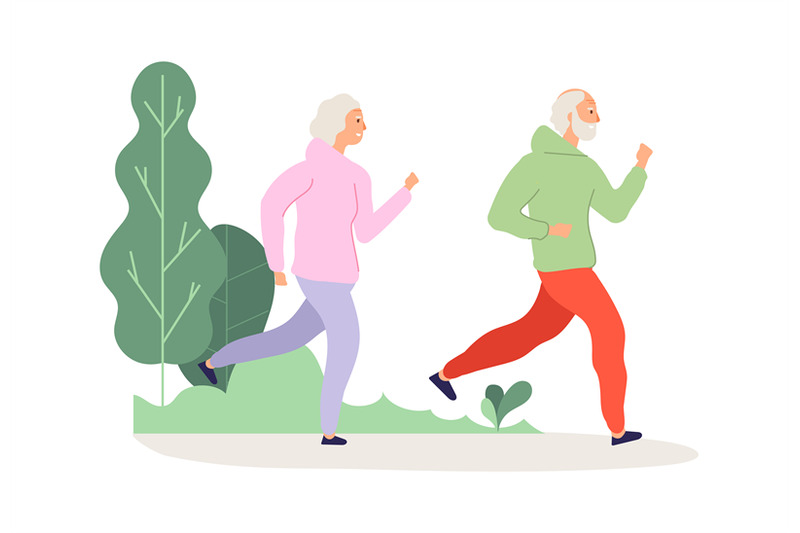 elderly-running-grandparents-park-workout-happy-old-people-jogging