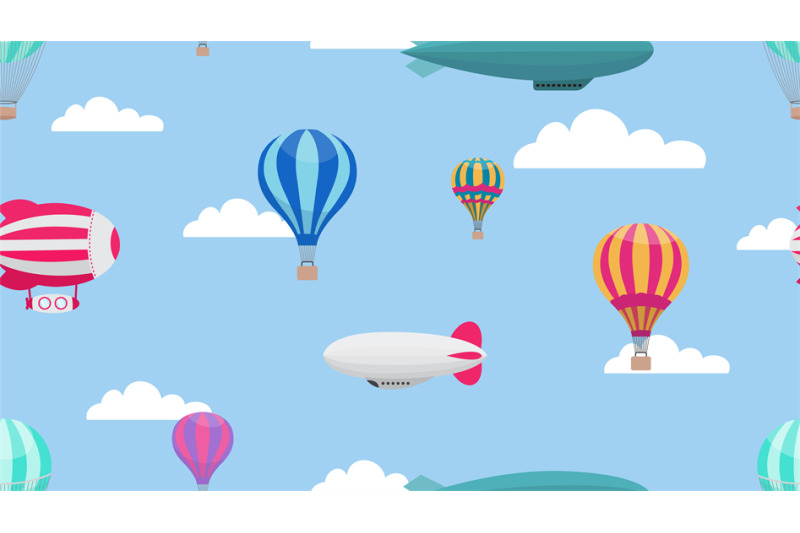 hot-air-balloons-cartoon-air-transport-pattern-balloon-airship-in-cl