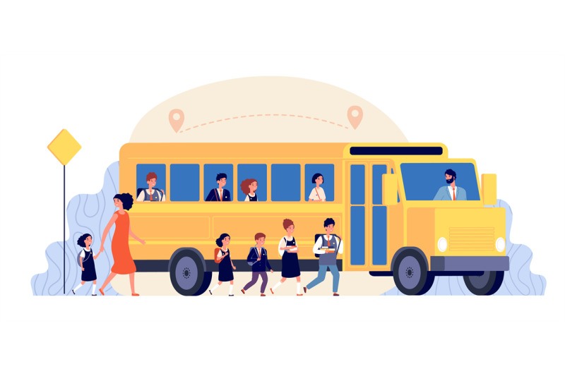 school-bus-pupils-ride-on-yellow-transport-children-back-to-learning