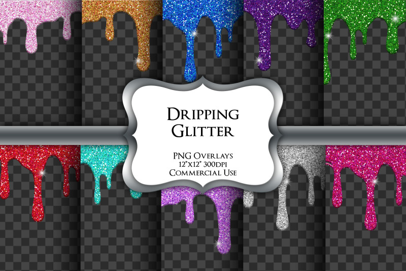 dripping-glitter-overlays-transparent-png