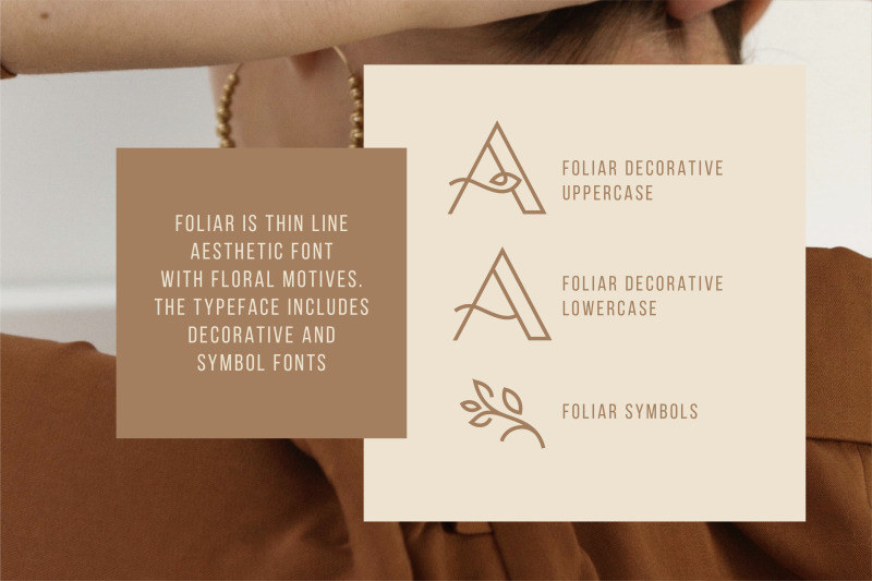foliar-thin-line-logo-font