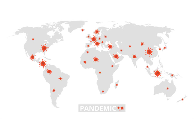 global-pandemic-world-map-virus-epidemic-information-banner-with-cor