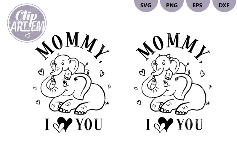 cute-mother-baby-boy-girl-elephant-mommy-i-love-you-svg-png-vector