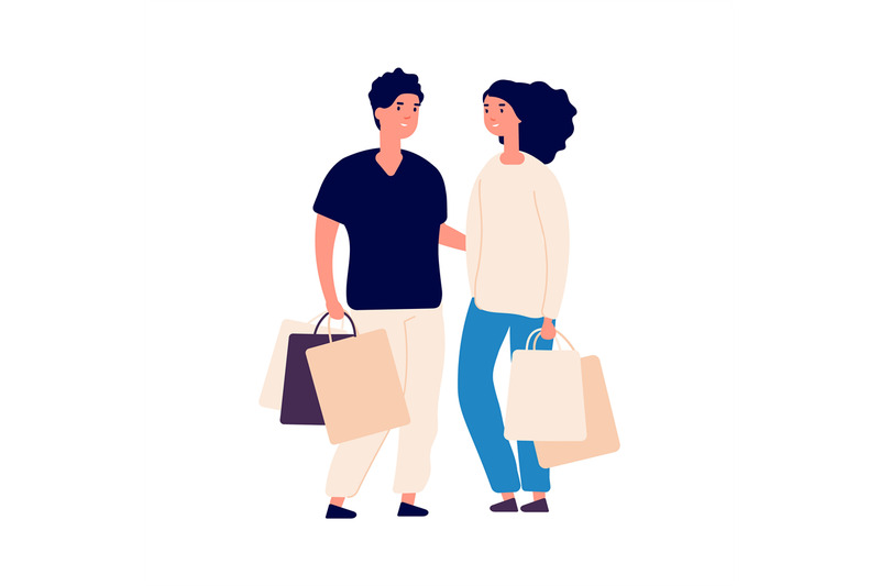 shopping-time-isolated-flat-man-woman-with-eco-bags-people-on-store