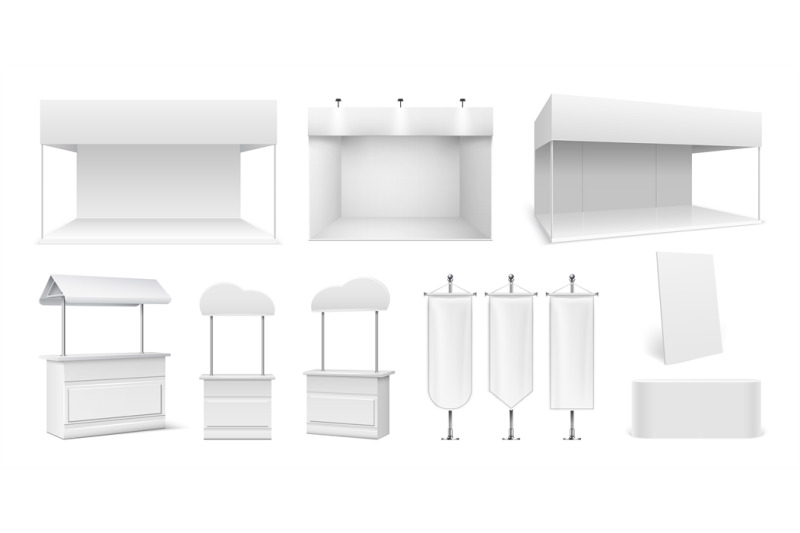 realistic-promo-stands-empty-tents-white-panels-and-display-ads-cou