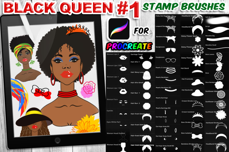 black-queen-1-charactor-builder-stamp-brush-for-procreat