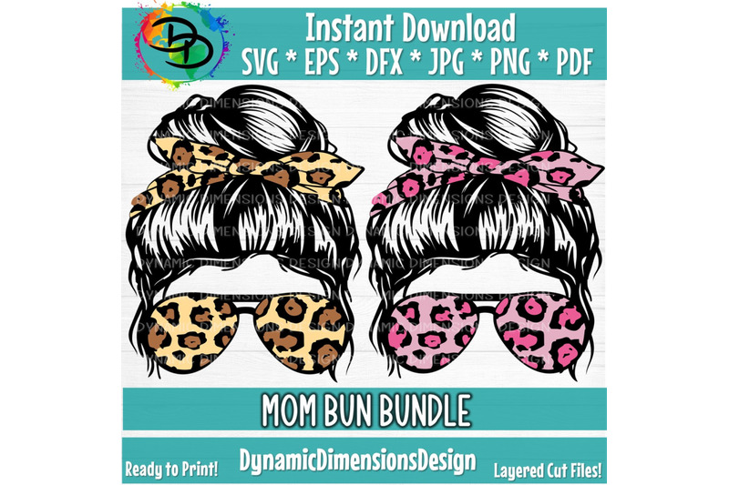 mom-bun-png-messy-hair-cricut-cricut-svg-silhouette-svg-leopard