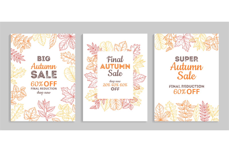 autumn-sale-banners-fall-advertising-vouchers-colorful-discount-post