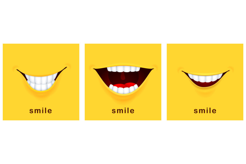 smile-day-cards-happy-smiles-positive-mood-yellow-laughter-banners