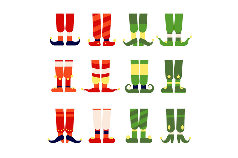 elf-feet-and-legs-christmas-santa-elves-stocking-in-shoes-boots-cute