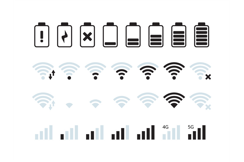 phone-interface-bar-mobile-network-wifi-5g-signal-battery-status-symb