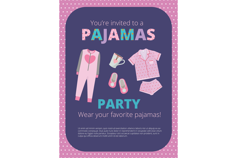 pajama-party-poster-invitation-for-night-party-kids-and-parents-night