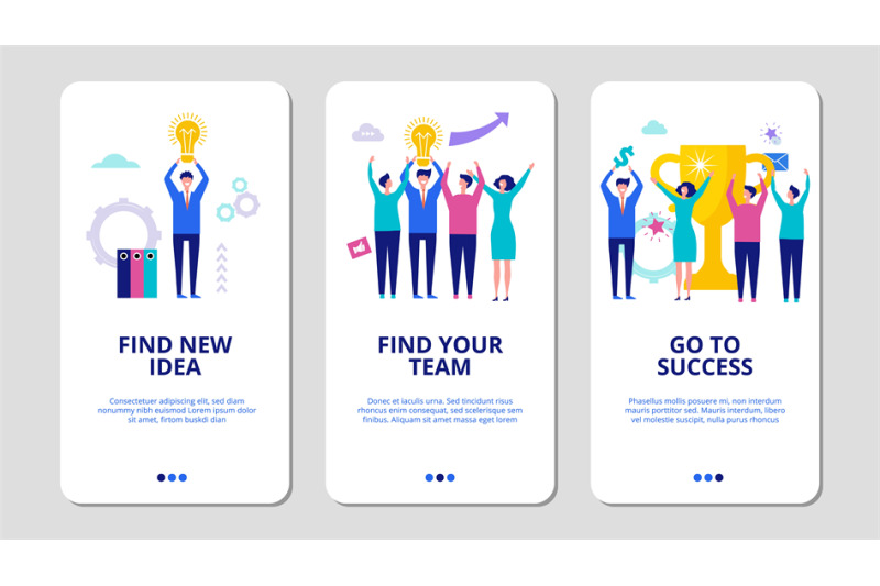 start-up-concept-find-your-team-mobile-app-pages-vector-business-suc