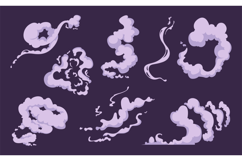 comic-smoke-cartoon-smell-explosion-vfx-clouds-of-wind-vector-set