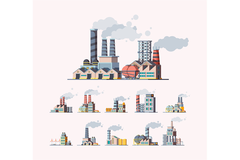 factory-industrial-buildings-manufactures-air-pollution-vector-flat-p