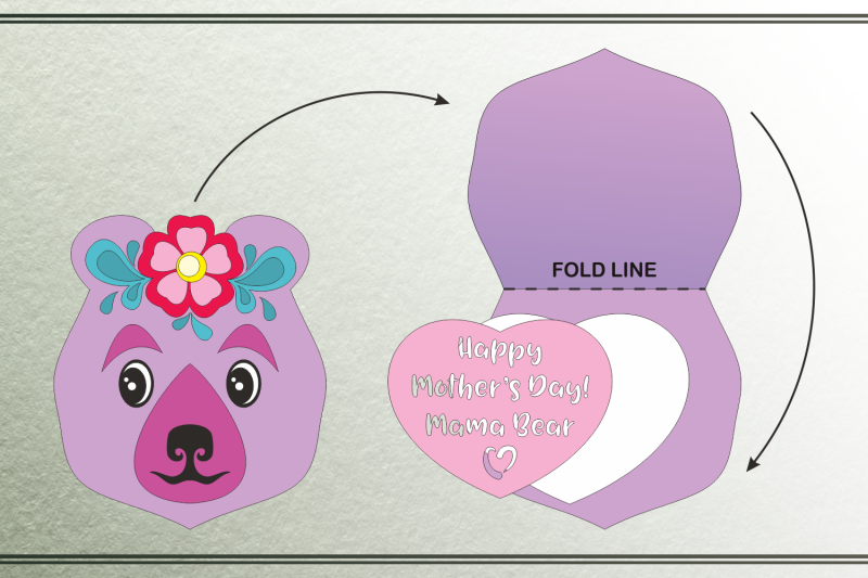 mama-bear-3d-layered-mother-039-s-day-card-svg