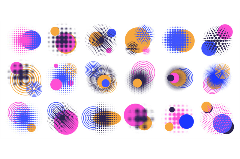 halftone-circle-elements-abstract-geometric-shapes-round-halftone-do