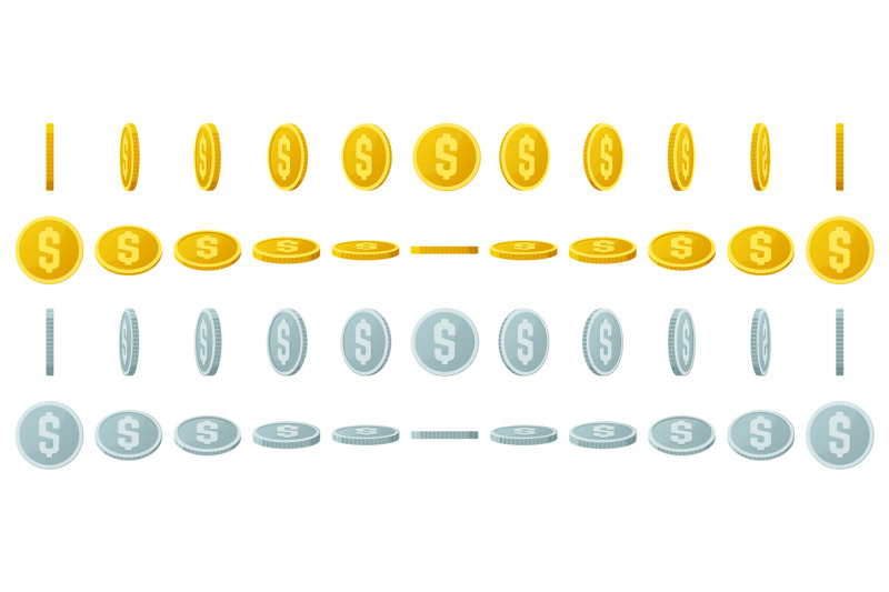 gold-coins-animation-spin-gold-and-silver-coins-shiny-gambling-coins