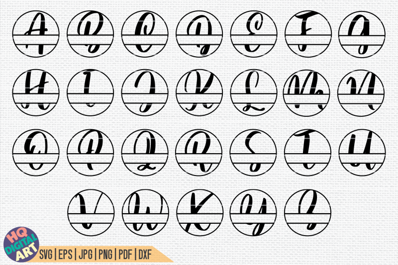 split-monogram-alphabet-svg-26-split-letters