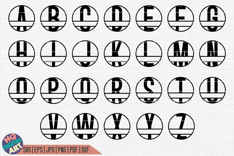 split-monogram-alphabet-svg-26-split-letters