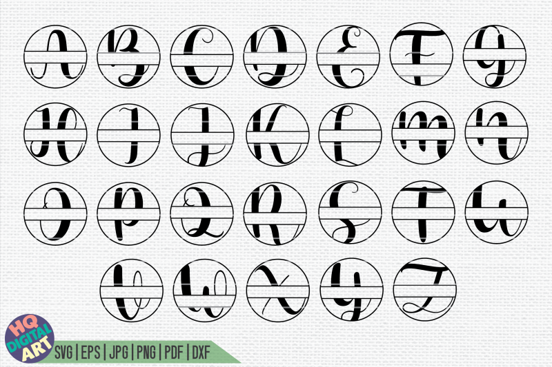 split-monogram-alphabet-svg-26-split-letters