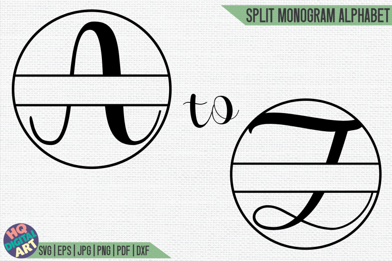 split-monogram-alphabet-svg-26-split-letters