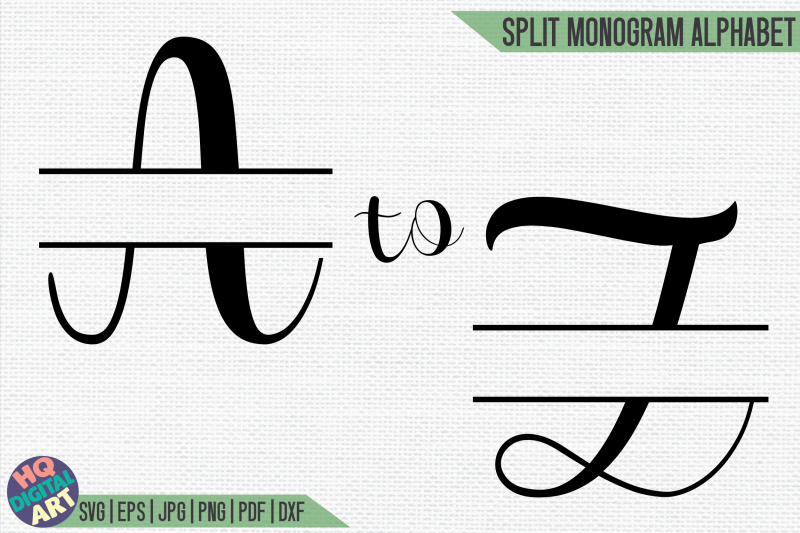 split-monogram-alphabet-svg-26-split-letters