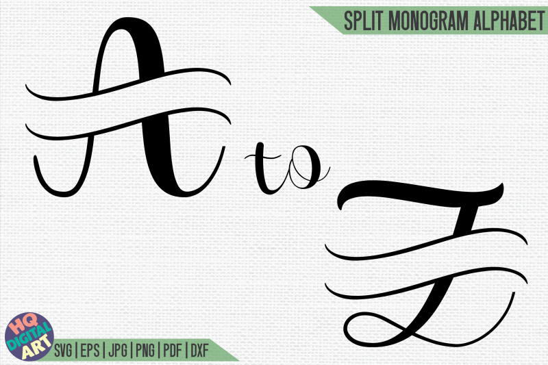 split-monogram-alphabet-svg-26-split-letters