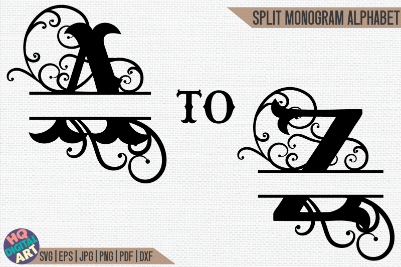 western-split-monogram-alphabet-svg-26-split-letters