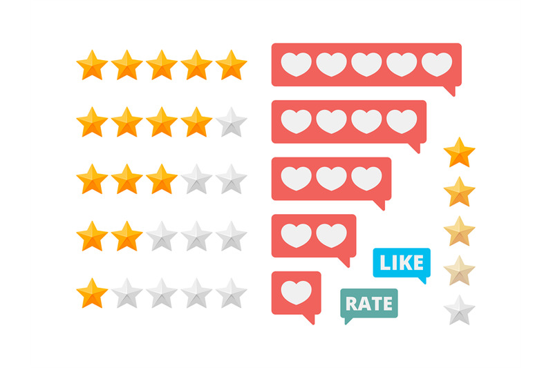 rating-stars-social-assessment-scores-likes-hearts-vector-symbols