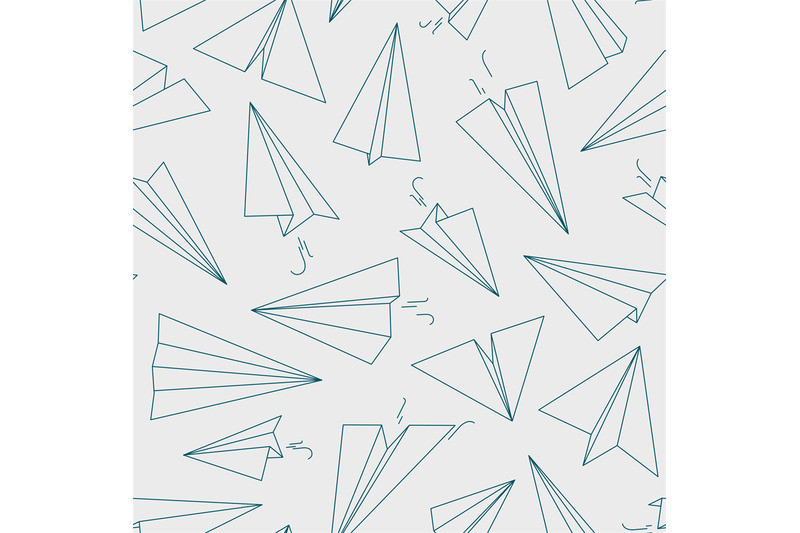 airplane-pattern-white-paper-linear-concept-background-for-travellers