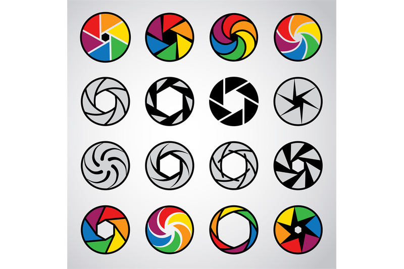 camera-lens-digital-shutter-aperture-lenses-vector-film-symbols