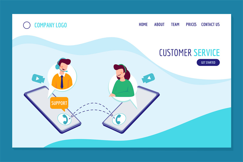 online-support-landing-business-assistant-helping-customers-professio