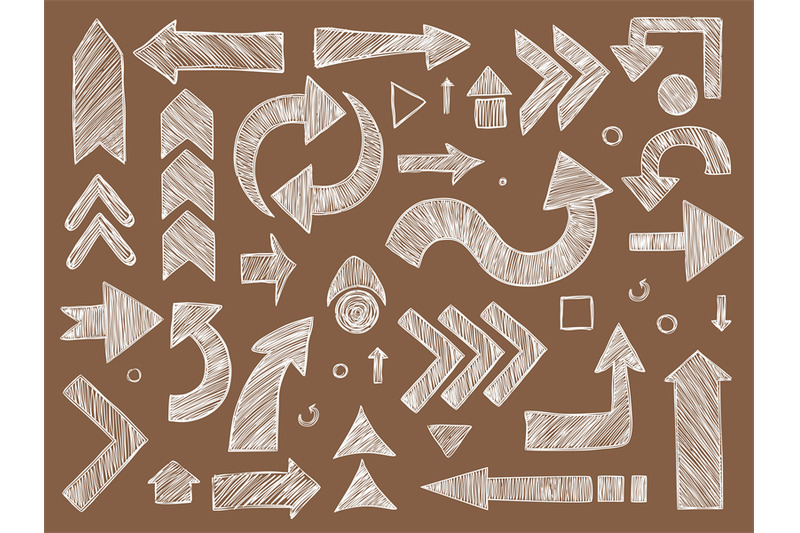 arrows-sketched-chalkboard-way-direction-symbols-vector-arrows-set