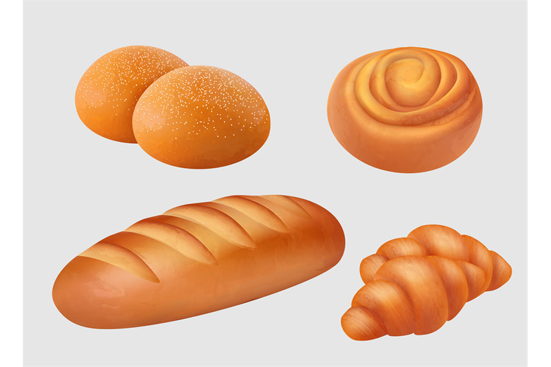 bakery-realistic-breakfast-food-pastries-loaf-buns-bagels-pretzel