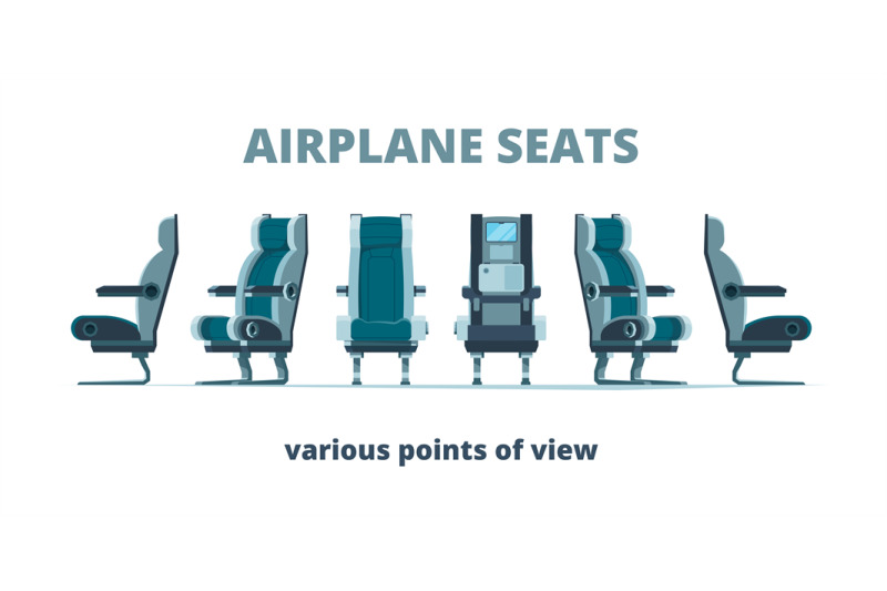 airplane-seat-aircraft-interior-armchairs-in-different-side-view-vect