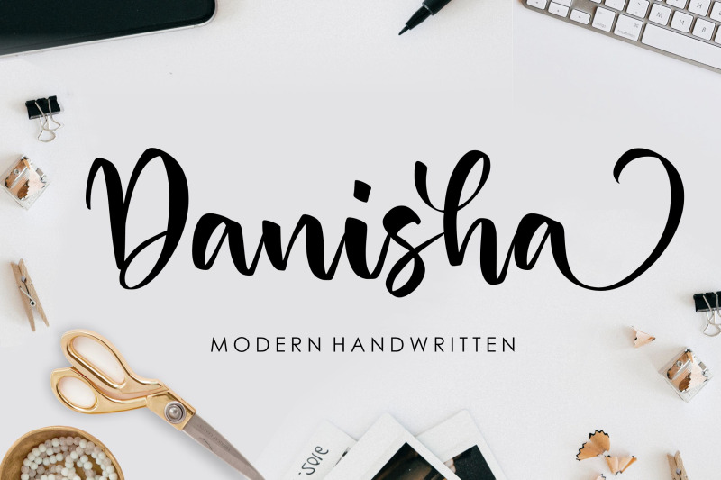 danisha-modern-handwritten-font