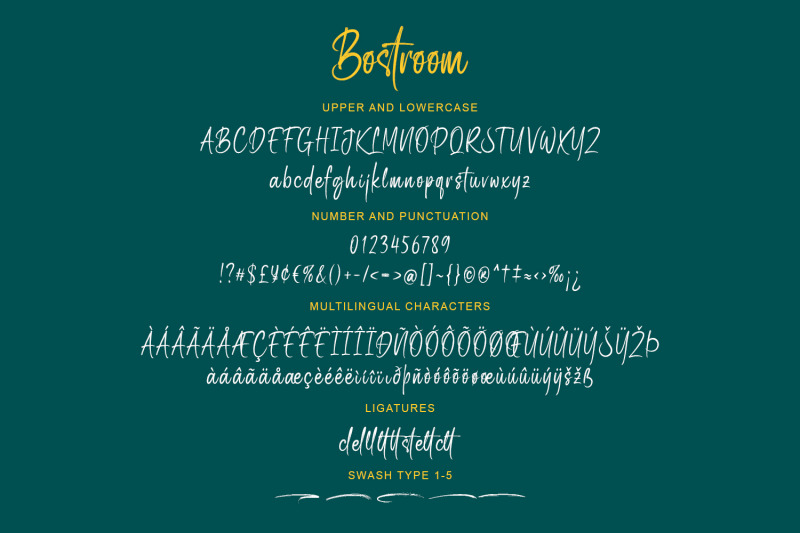 bostroom-brush-font