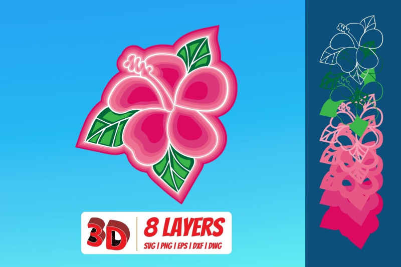 3d-hibiscus-svg